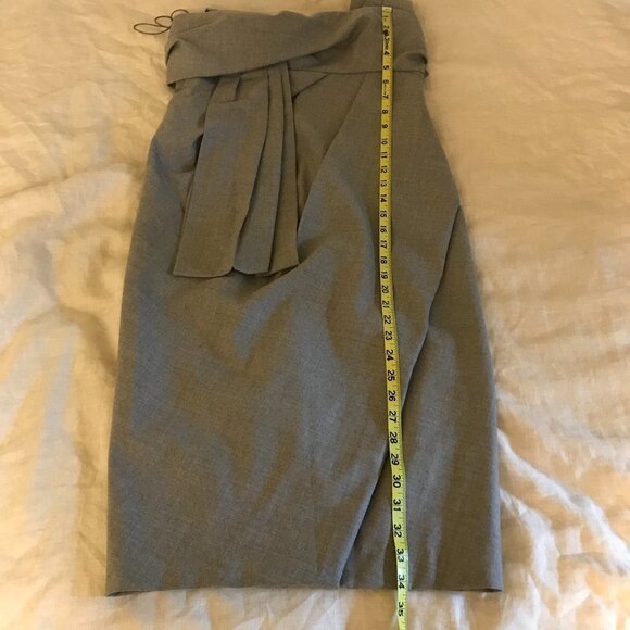 Kaufmanfranco 021 Gray Sheath Halter Dress, EUC! - Picture 12 of 16